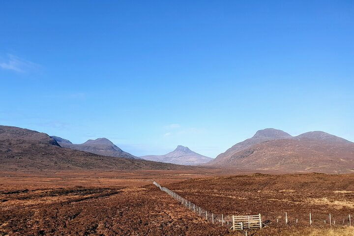 Looking out towards Stac Pollaidh